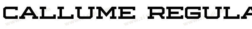 Callume Regular字体转换 Callume Regular字体转换